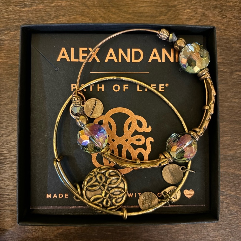 Alex and Ani bracelet set